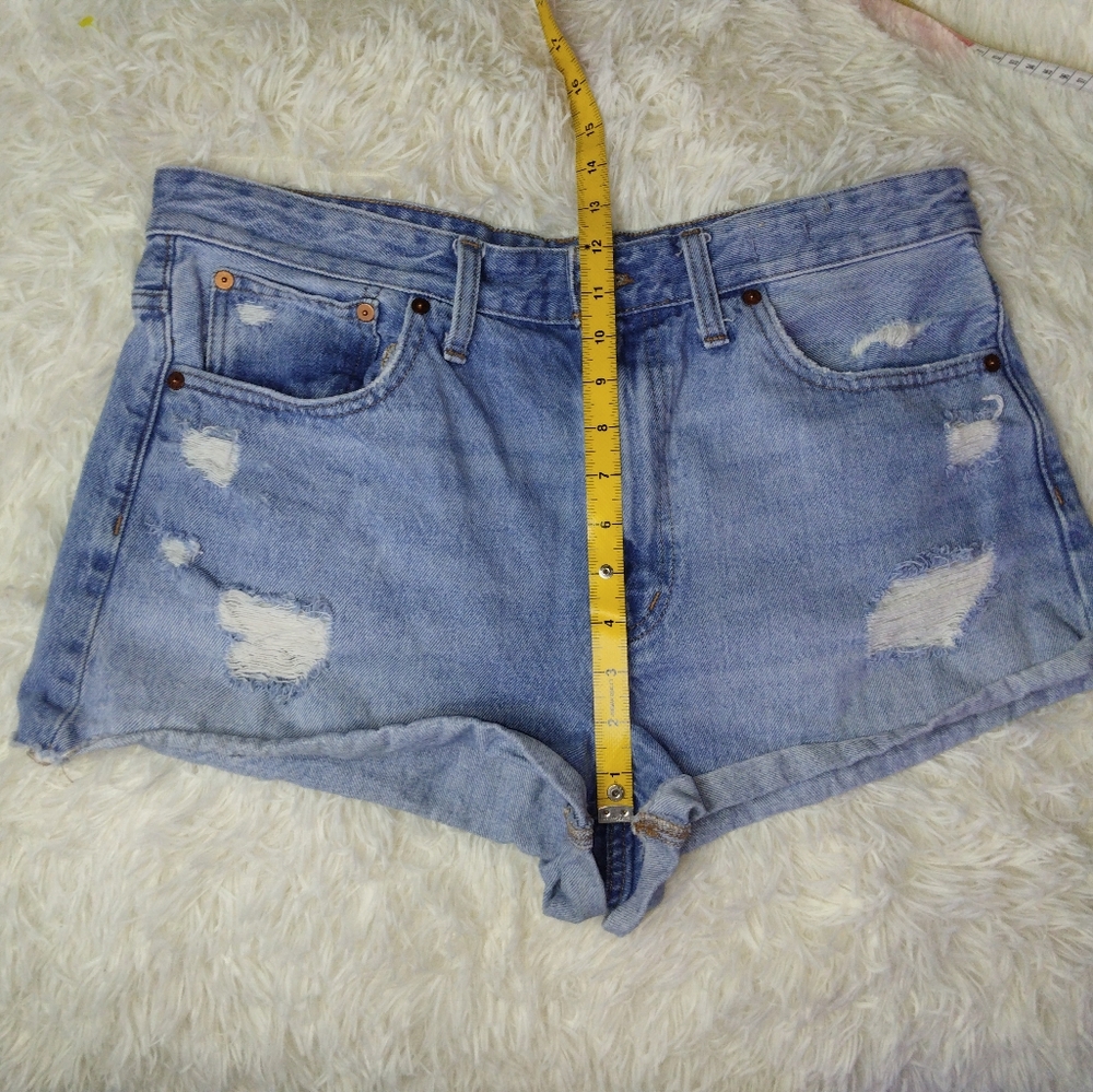 Madewell Relaxed Denim Shorts Size 30 - Picture 9 of 10